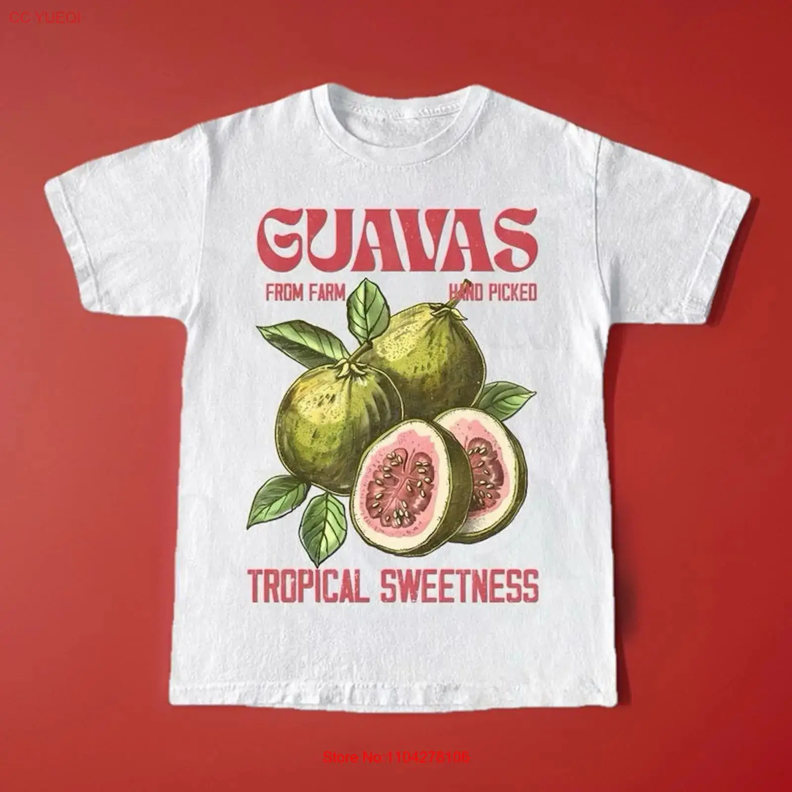 Commercial Shirt Printing - T-shirt Guavas Rétro Commercial Nouveau S-5XL