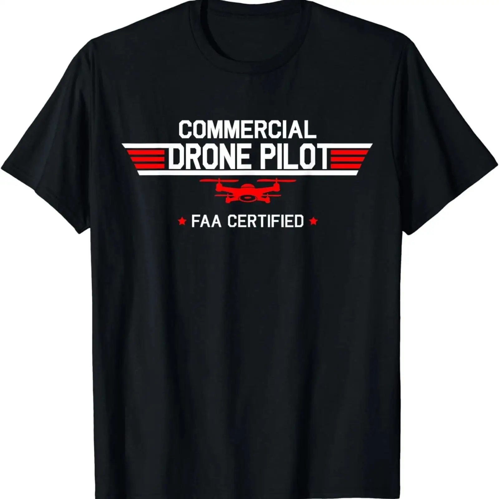 Commercial Shirt Printing - T-shirt de pilote de drone certifié