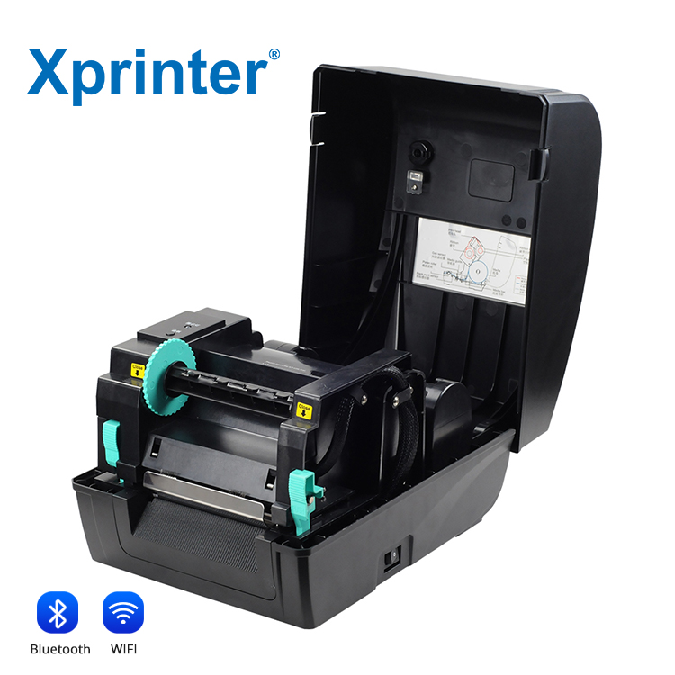Commercial Ribbon Printing Machine - Imprimante thermique de codes-barres XP-H400B/T458B, interface