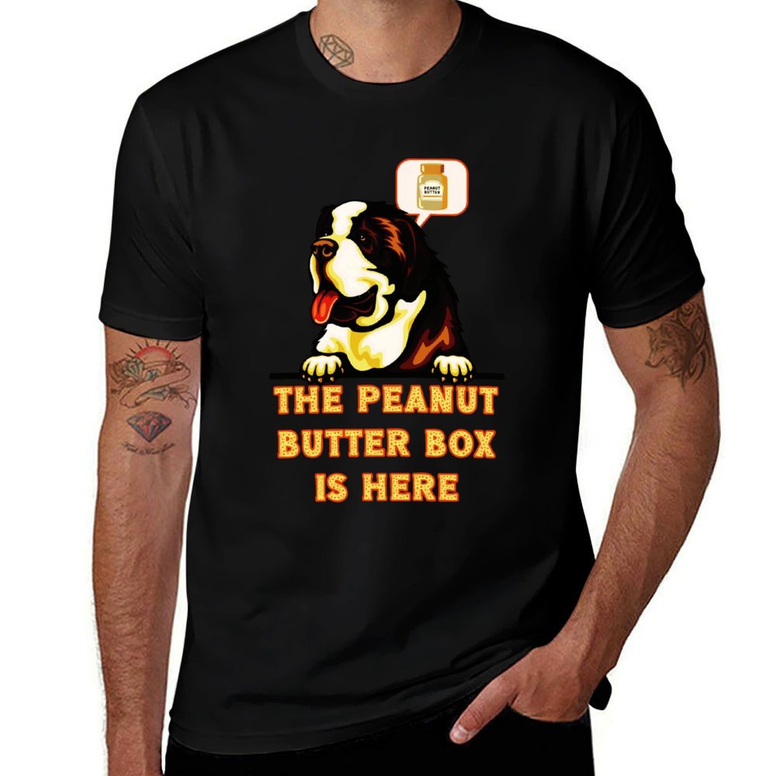 Commercial Shirt Printing - La boîte de beurre de cacahuète