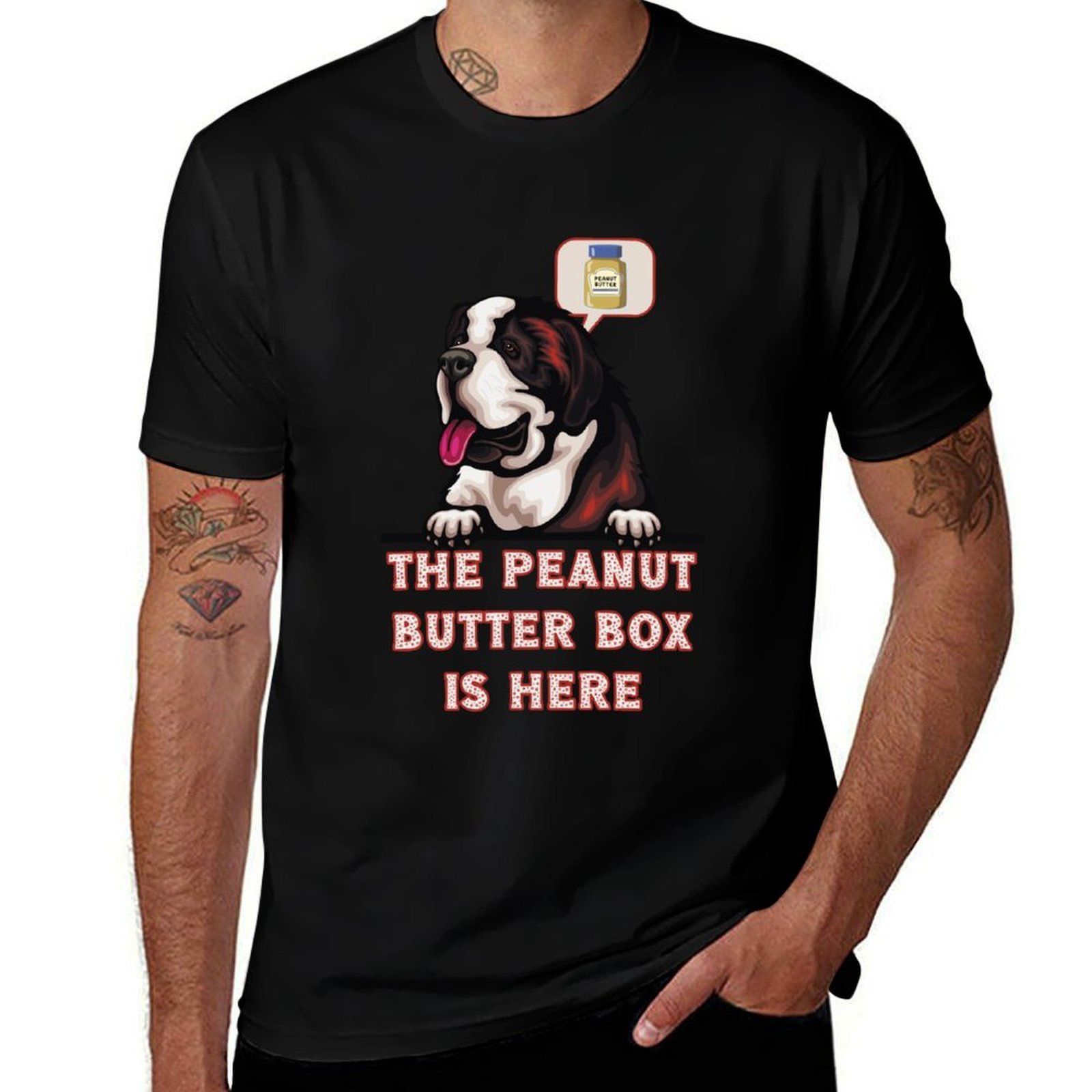 Commercial Shirt Printing - La boîte de beurre de cacahuète