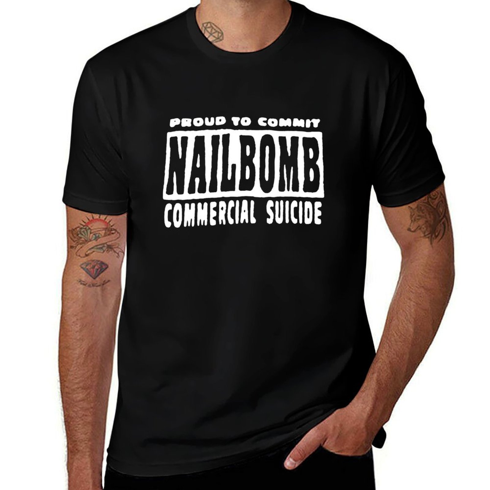 Commercial Shirt Printing - T-shirt tendance pour hommes avec motif